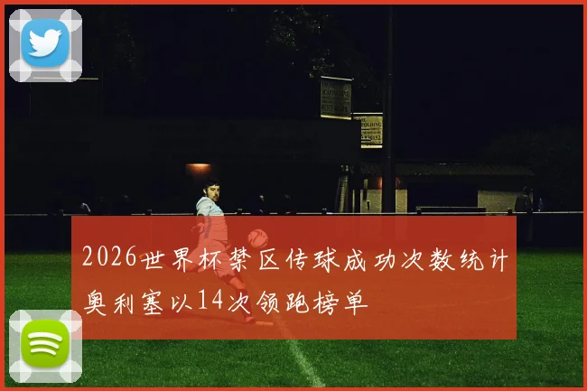 2026世界杯禁区传球成功次数统计奥利塞以14次领跑榜单